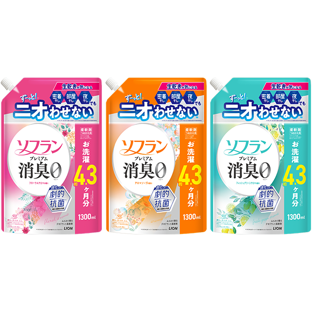 ソフラン プレミアム消臭 つめかえ用1,300ml