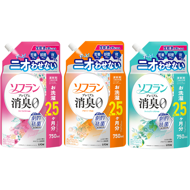 ソフラン プレミアム消臭 つめかえ用750ml