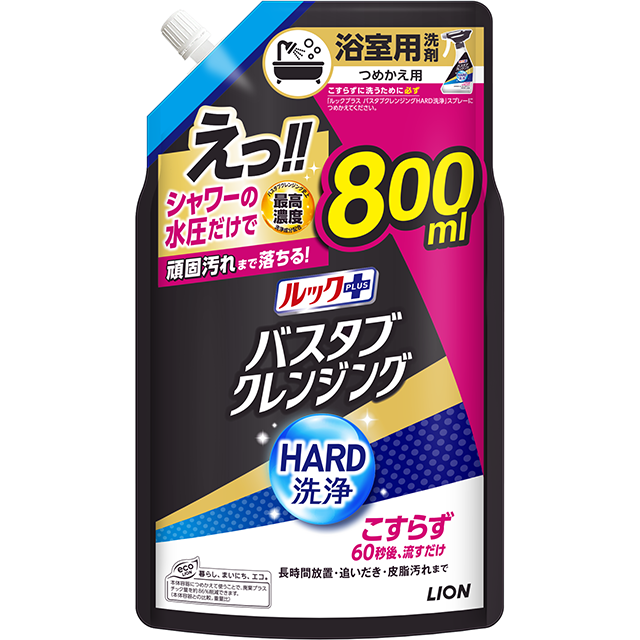 ルックプラス バスタブクレンジングHARD洗浄 つめかえ用大800ml