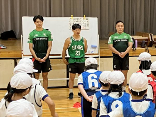 ライオンファングス選手の挨拶
