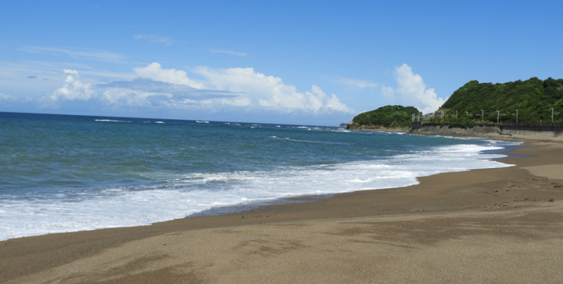 みなべ町千里浜の海岸