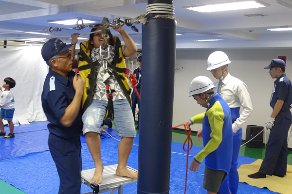 救助体験をしました